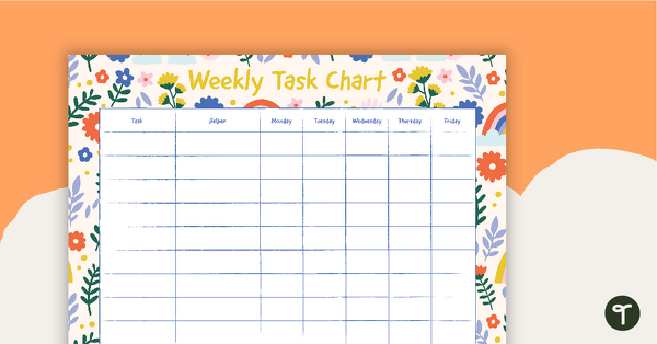Affirmations – Weekly Task Chart teaching resource