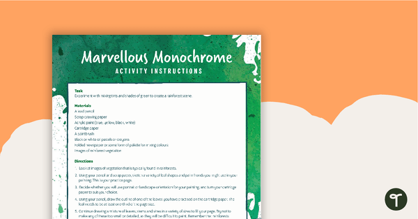 Marvellous Monochrome Activity teaching resource