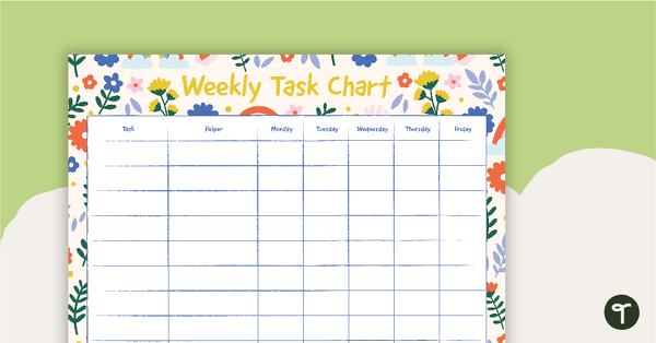 Go to Affirmations – Weekly Task Chart teaching resource