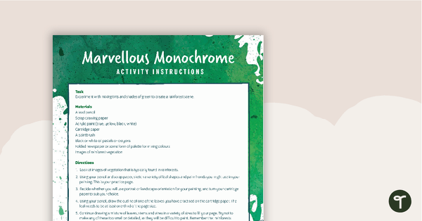 Go to Marvellous Monochrome Activity teaching resource