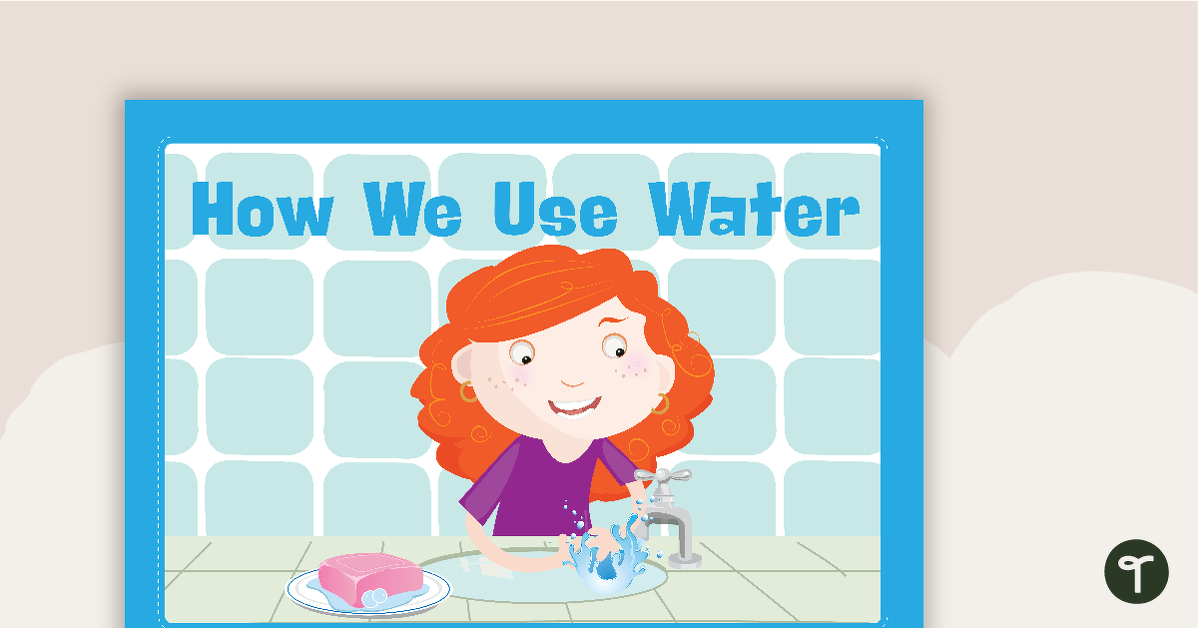 How We Use Water Word Wall Vocabulary teaching resource