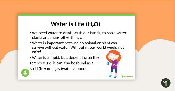 Water is Life PowerPoint teaching resource