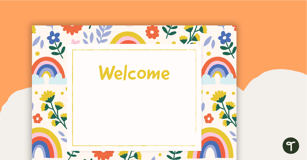 Preview image for Affirmations – Welcome Sign and Name Tags - teaching resource