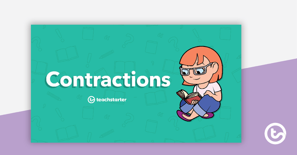 Preview image for Contractions PowerPoint - teaching resource