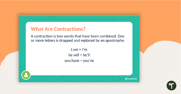 Go to Contractions PowerPoint teaching resource