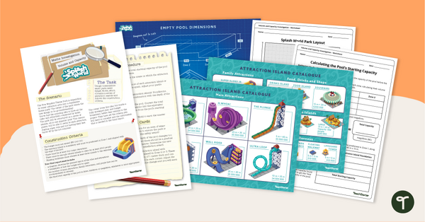 Preview image for Volume and Capacity Maths Investigation – Splash World - teaching resource