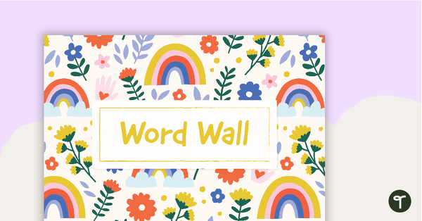 Preview image for Affirmations - Word Wall Template - teaching resource