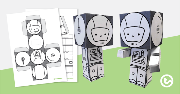 Go to 3D Object Astronaut Template teaching resource