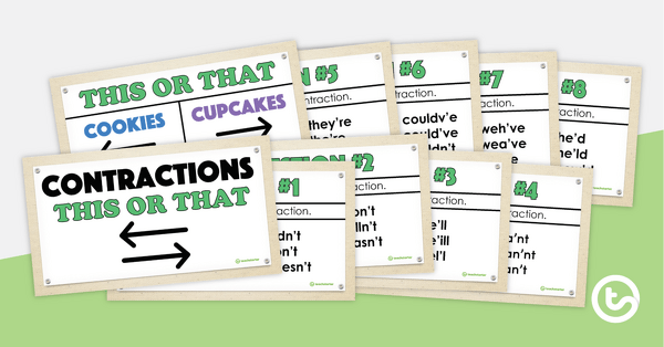 Image of This or That! PowerPoint Game - Contractions