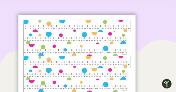 Number Line - 0-120 teaching resource