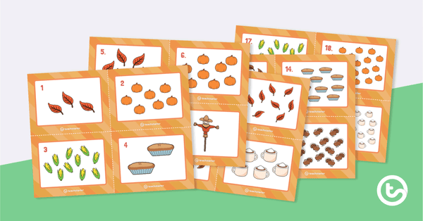 Preview image for Counting Objects to 20 - Task Cards - teaching resource