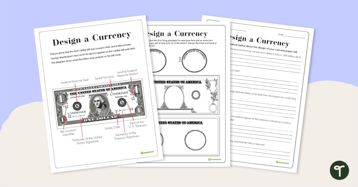 Design-a-Currency teaching resource