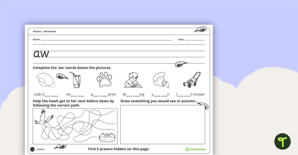 Preview image for Digraph Handwriting - Worksheets - teaching resource