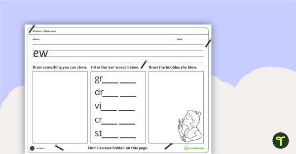 Digraph Handwriting - Worksheets teaching resource