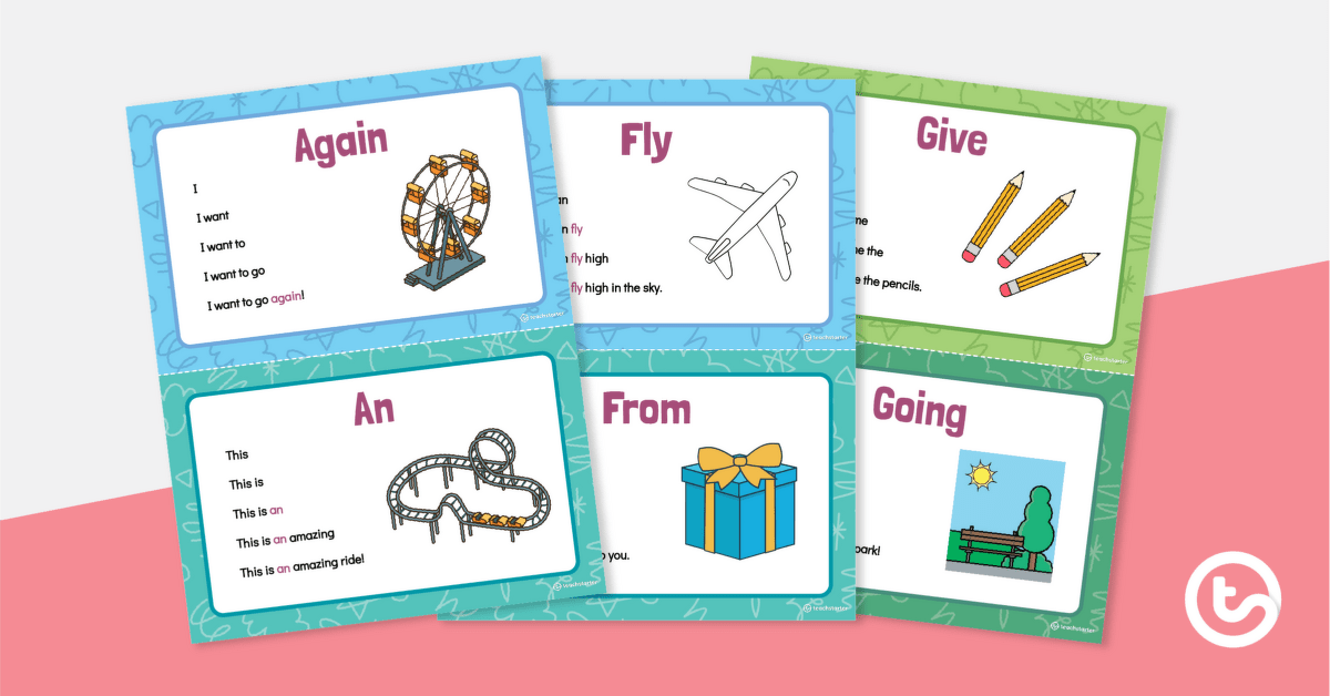 Pyramid Reading Cards - Dolch Grade 1 Sight Words teaching resource
