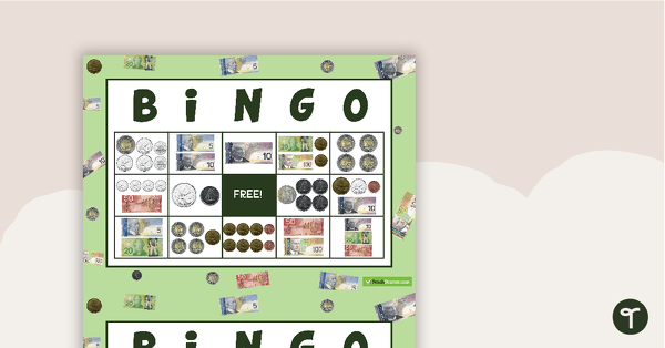 Go to Money Bingo (Canadian Currency) teaching resource