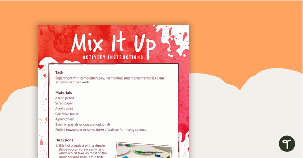 Go to Mix It Up Activity teaching resource
