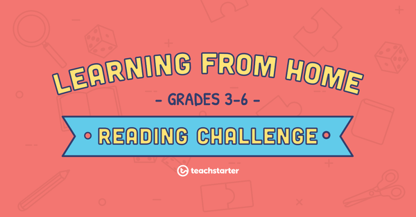Go to Home Reading Challenge #1 – Grades 3-6 teaching resource