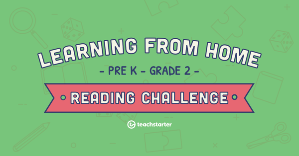 Home Reading Challenge #1 – Grades PK-2 teaching resource