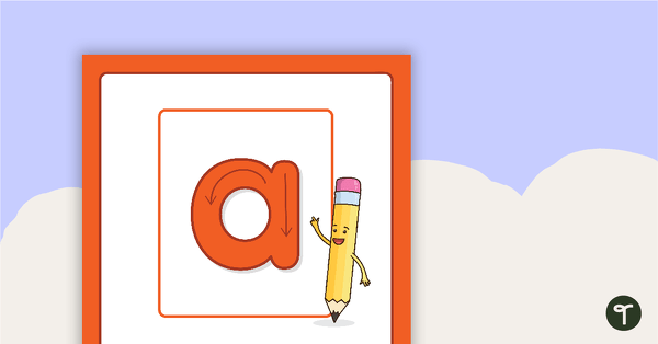 Preview image for Alphabet Posters - Letter Formation with Instructions - teaching resource
