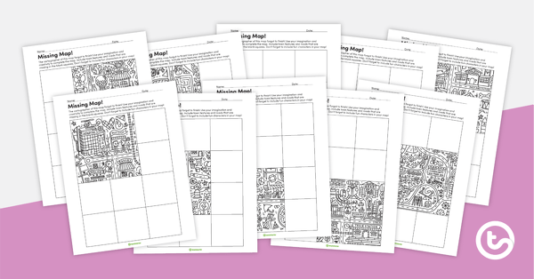Go to Missing Map! – Worksheets teaching resource