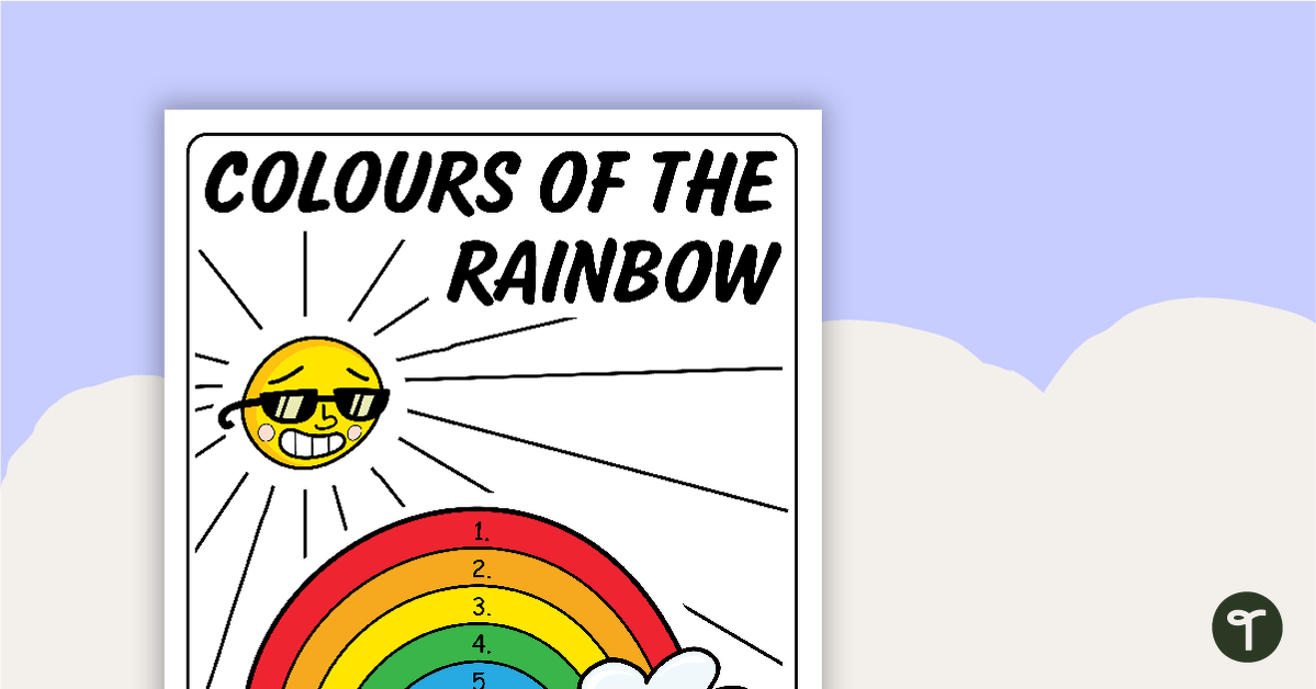Colours of the Rainbow Poster teaching resource