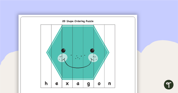 2D Shape Matching Puzzles teaching resource