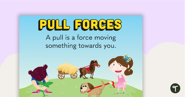 Push and Pull - Forces Posters teaching resource