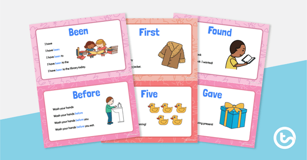 Preview image for Pyramid Reading Cards - Dolch Grade 2 Sight Words - teaching resource