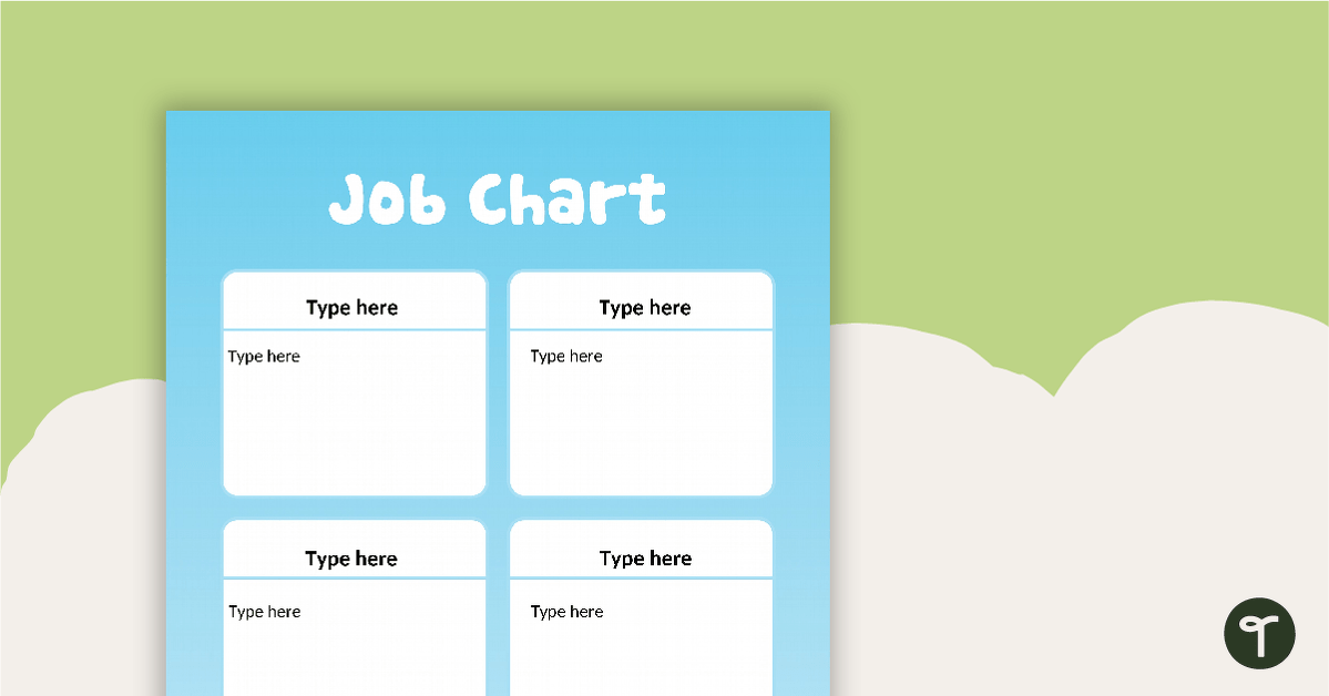 Farm Yard - Job Chart teaching resource