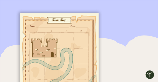 Go to Draw a Town with 2D Shapes teaching resource