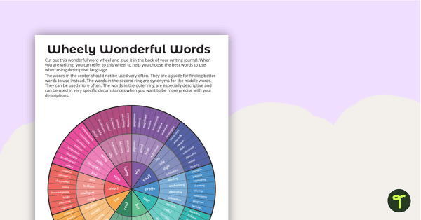 Go to Wheely Wonderful Words – Overused Adjectives teaching resource