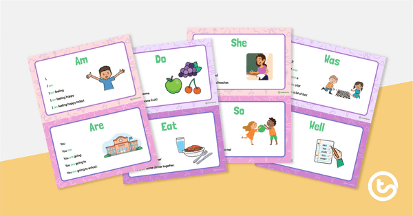 Preview image for Pyramid Reading Cards - Dolch Primer Sight Words - teaching resource