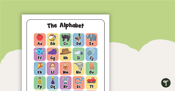 Image of Alphabet Display Poster