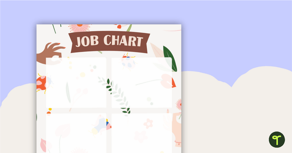 Go to Colourful Insects – Job Chart teaching resource