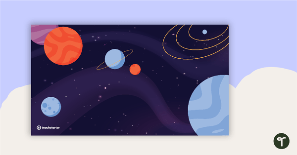 Go to Video Background for Teachers - Space Themed teaching resource