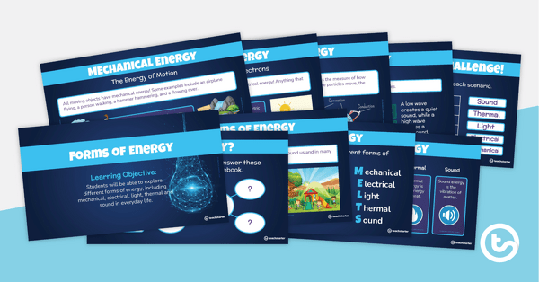Preview image for Forms of Energy PowerPoint - teaching resource