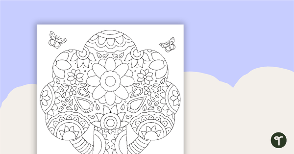 National Tree Day – Mindfulness Colouring Tree teaching resource