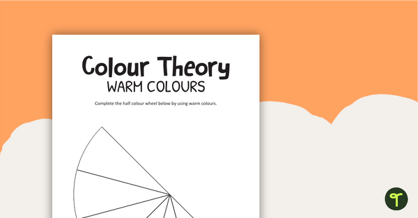 Primary, Secondary, Warm and Cool Colour Worksheets teaching resource