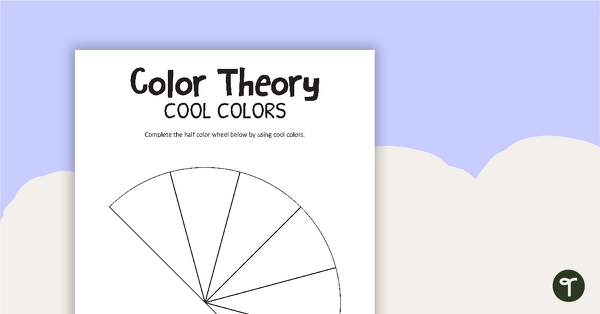 Primary, Secondary, Warm, and Cool Color Worksheets teaching resource