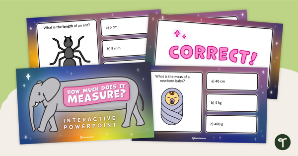 How Much Does It Measure? Interactive PowerPoint teaching resource