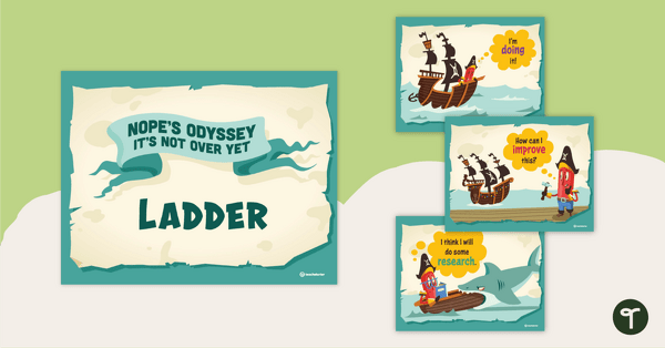 Go to Growth Mindset Vertical Chart With a Pirate Theme teaching resource