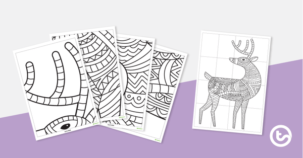 Go to Whole-Class Colouring Sheet – Christmas Reindeer teaching resource