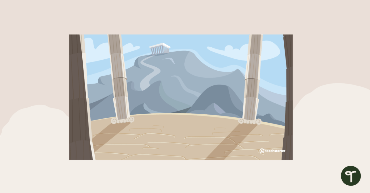 Video Background for Teachers - Ancient Greece teaching resource
