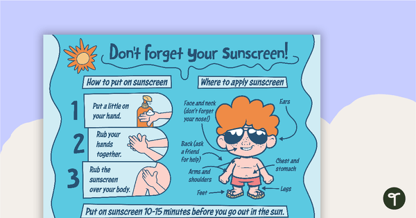 Go to Sun Safety Poster teaching resource