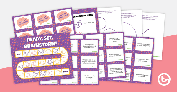Ready, Set, Brainstorm! - Board Game teaching resource