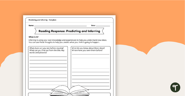 Go to Reading Response Inferring and Predicting – Template teaching resource