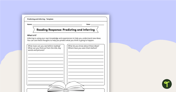 Reading Response Journal – Comprehension Templates teaching resource