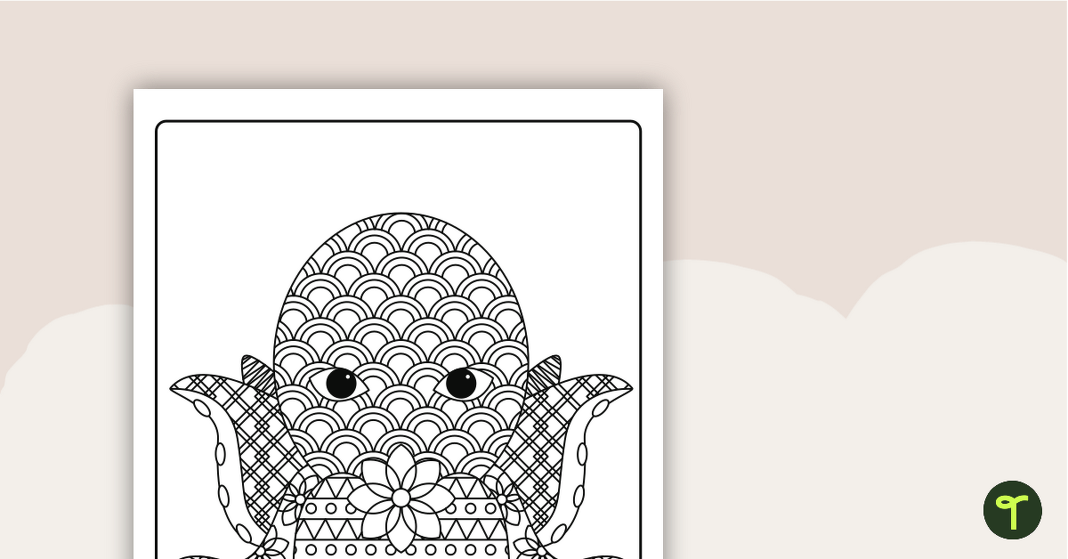 Octopus Mindful Colouring Sheet teaching resource