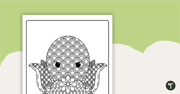 Octopus Mindful Colouring Sheet teaching resource